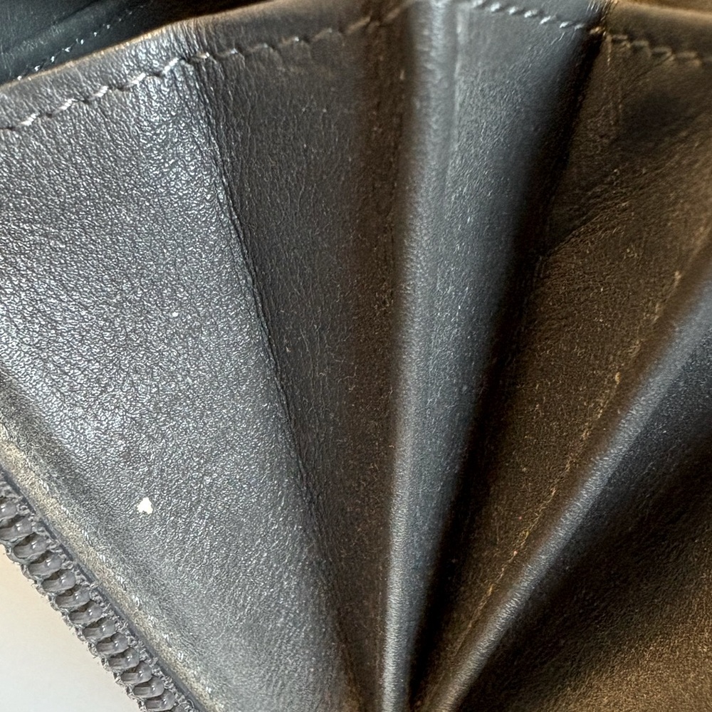 [Chanel] Luxury Long Wallet Caviar Skin Grained Calf Black w/ Silver Hardware - Picture 11 of 14